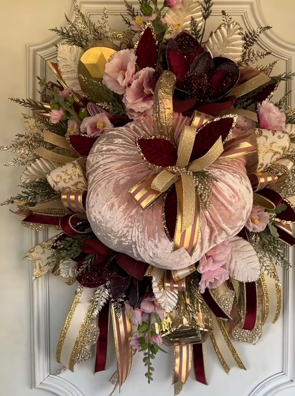 Velvet Luxe Holiday Wreath
